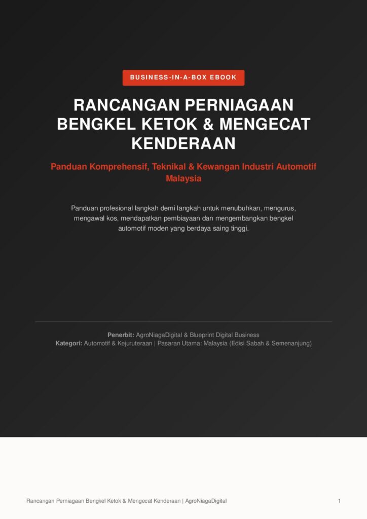 Rancangan Perniagaan Bengkel Ketok dan Mengecat Kenderaan