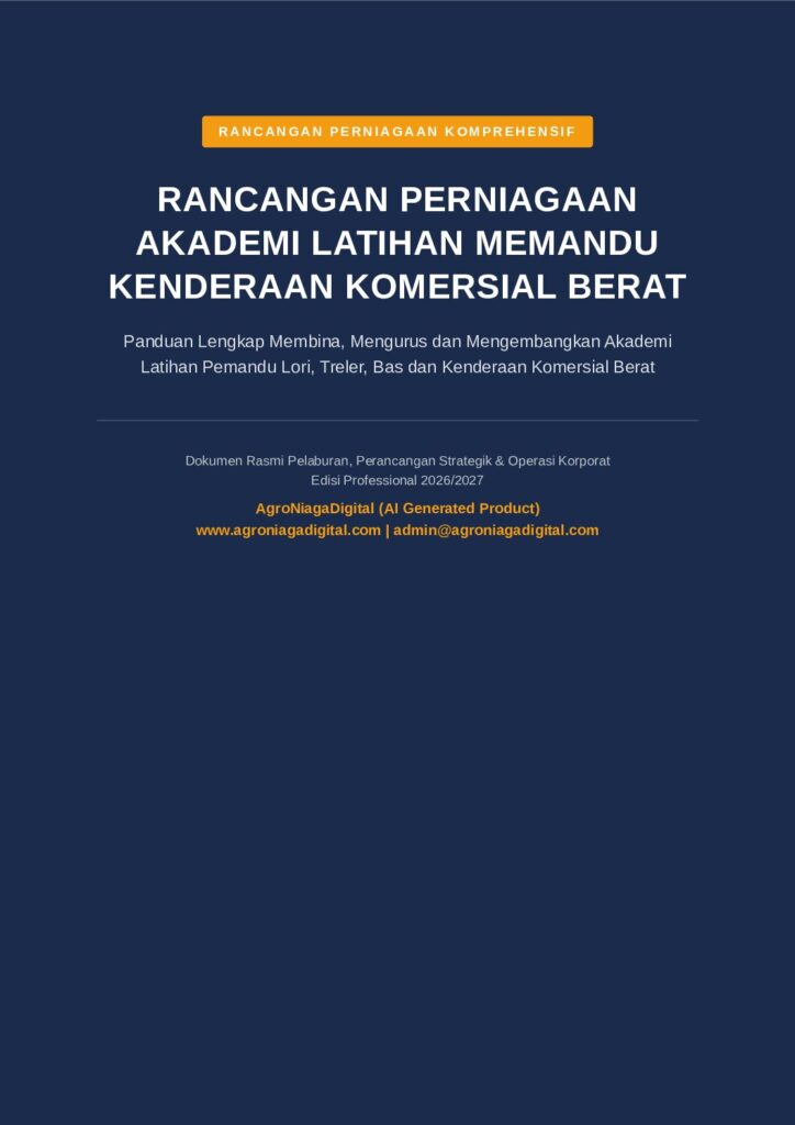 Rancangan Perniagaan Akademi Latihan Memandu Kenderaan Komersial Berat