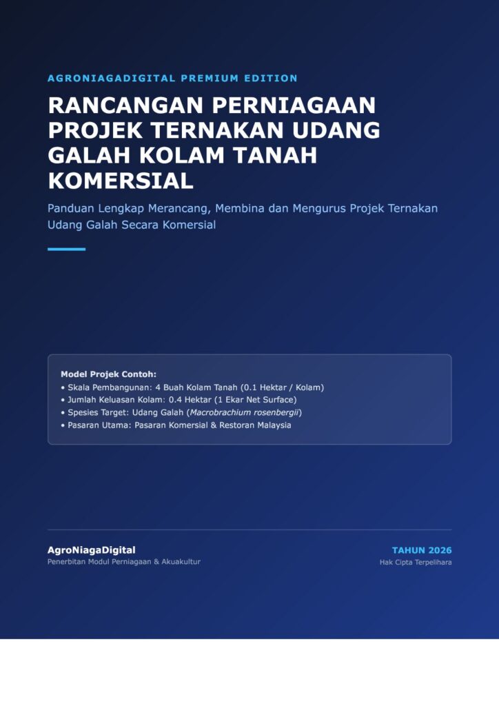 Rancangan Perniagaan Projek Ternakan Udang Galah Kolam Tanah Komersial