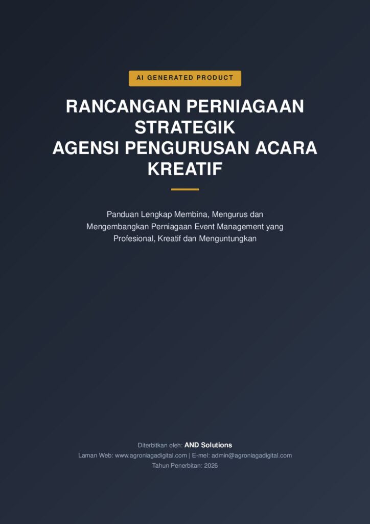 Rancangan Perniagaan Strategik Agensi Pengurusan Acara (Event Management) Kreatif