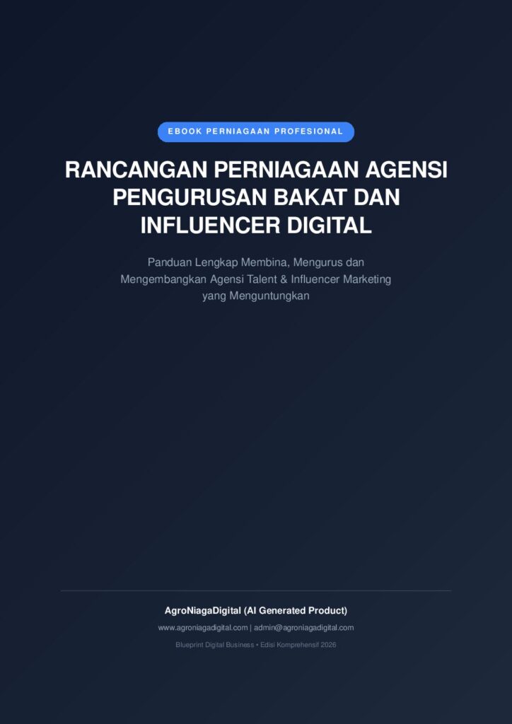 Rancangan Perniagaan Agensi Pengurusan Bakat dan Influencer Digital