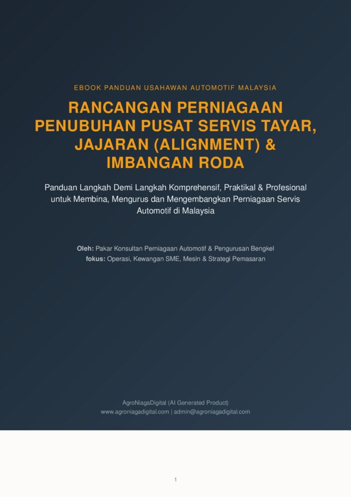Rancangan Perniagaan Penubuhan Pusat Servis Tayar, Jajaran (Alignment) & Imbangan Roda