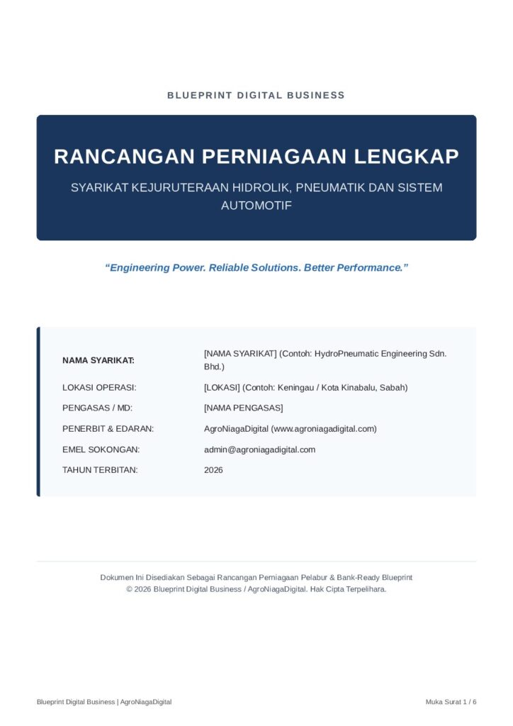 Rancangan Perniagaan Syarikat Kejuruteraan Hidrolik dan Pneumatik Automotif